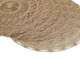 Baroque Interweave Nebula Round 6 Table Mats Set