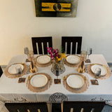 Baroque Interweave Nebula Round 6 Table Mats Set