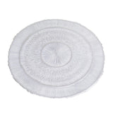 Baroque Silver 3 Rings Round 6 Table Mats Set