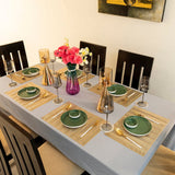 Baroque Golden Rectangle Stripes 6 Table Mats Set