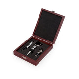 Luxe 4 Piece Wine Accessory Kit in Wooden Gift Box