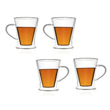 Double Wall Glass Galaxy Mug (250 ml) (Pack of 4)