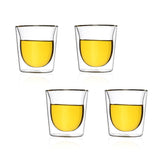 Double Wall Delight Glass (250 ml) (Pack of 4)