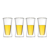 Double Wall Tall Balache Glass (250 ml) (Pack of 4)