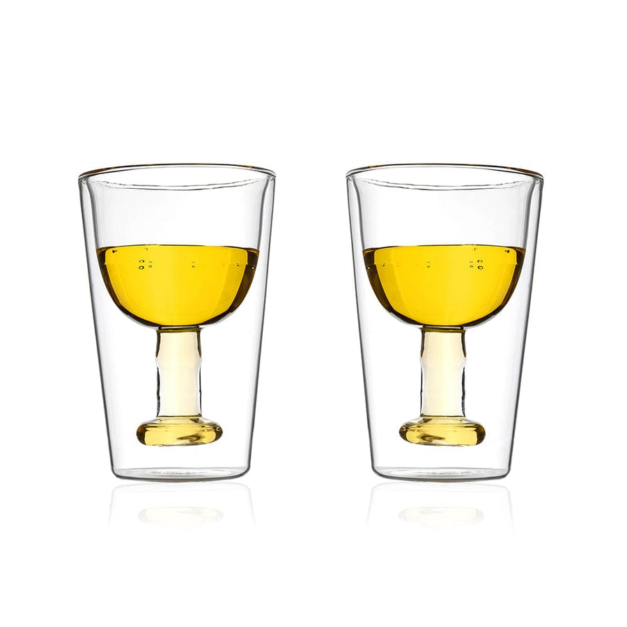 Double Wall Stylish Winestein Glass (200 ml) (Pack of 2)