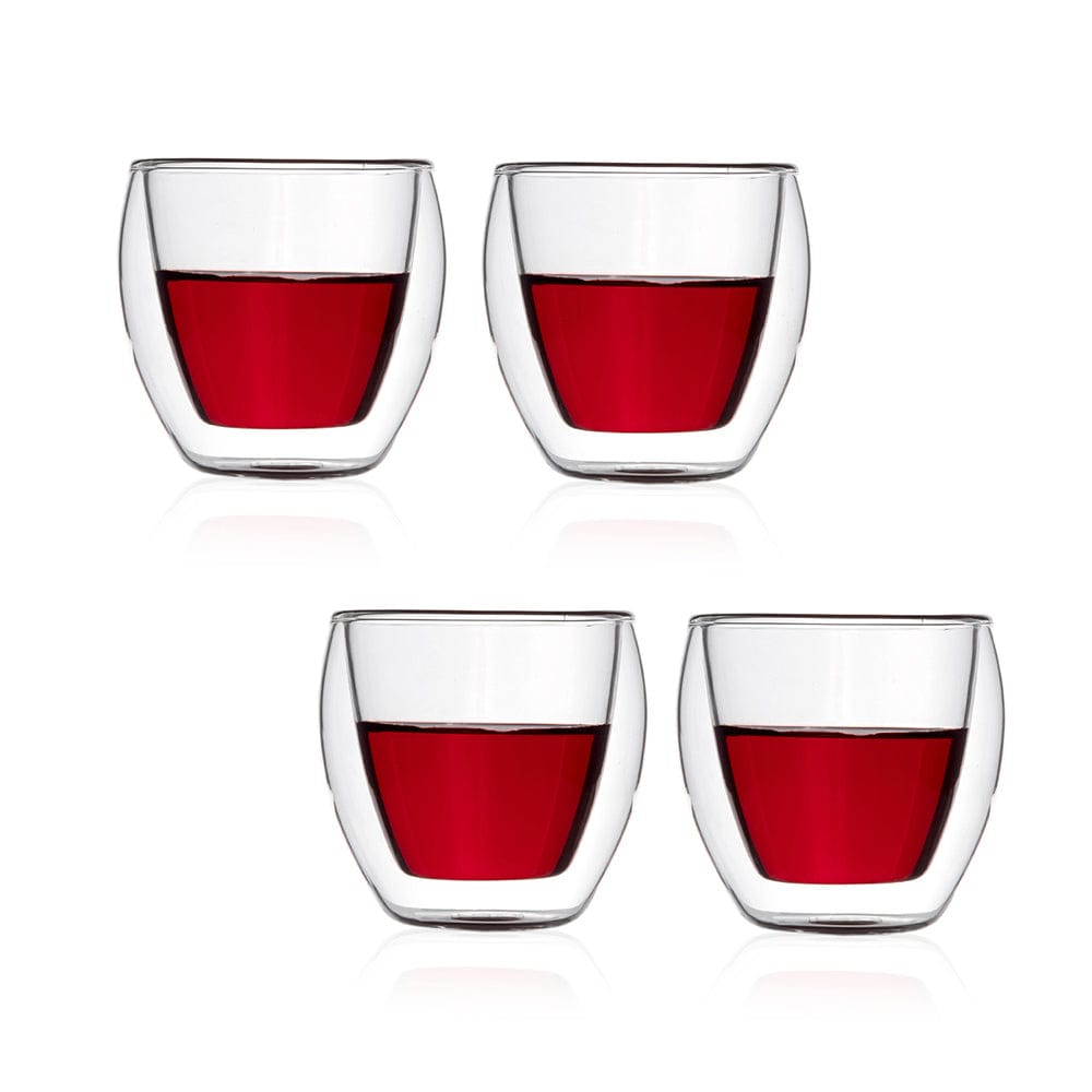 Double Wall Funky Shot Glass (80 ml) (Pack of 4)
