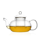 Flowers Glass Tea Pot with Filter (1000 ml)