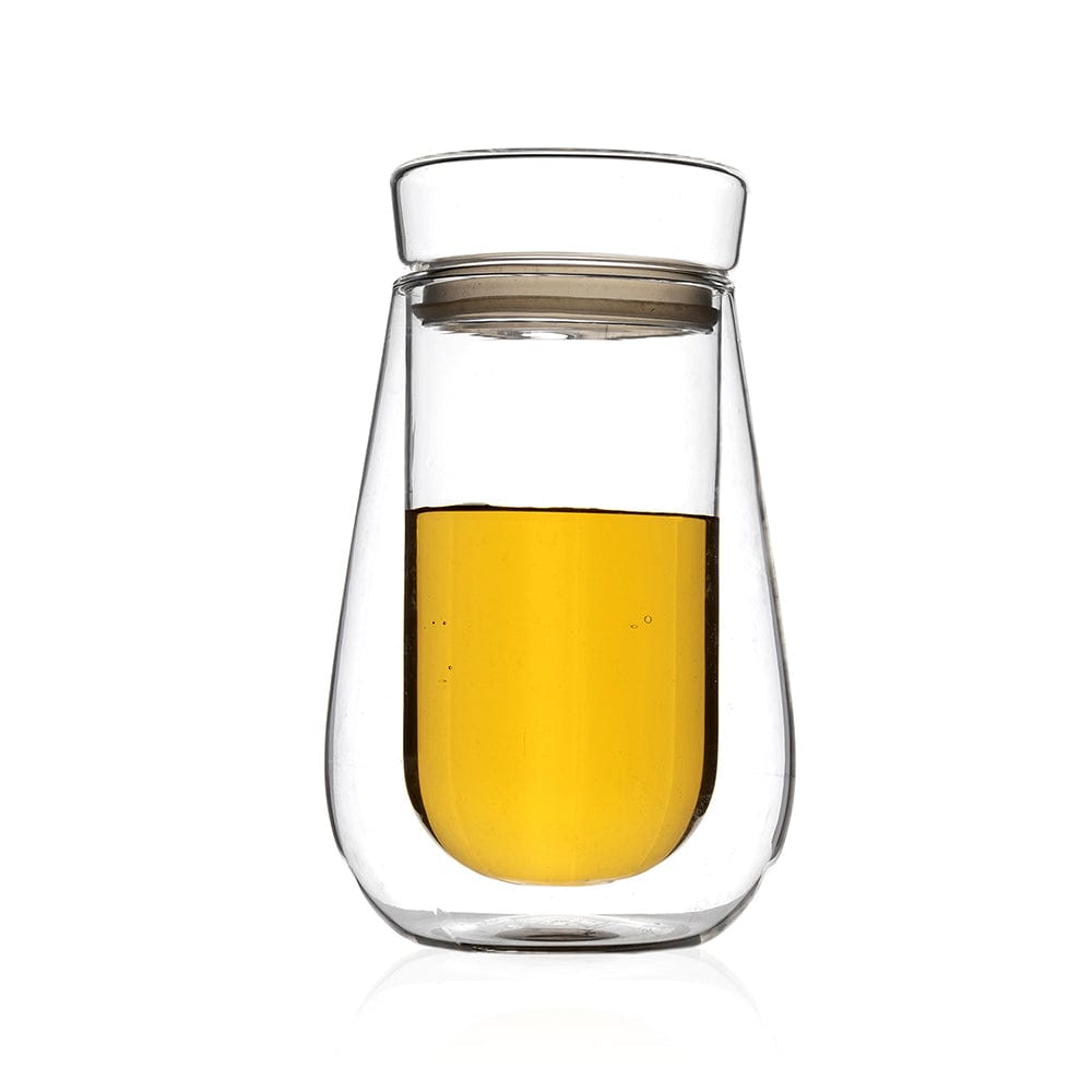 Double Wall Glass Shaker Infuser Bottle (550 ml)
