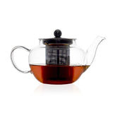 Elegant Glass Kettle / Tea Pot with Stainless Steel Filter & Lid (500 ml)