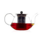 Conical Glass Tea Pot with Stainless Steel Filter & Lid (1000 ml)