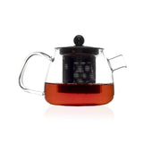 Stylish Glass Kettle / Tea Pot with Stainless Steel Filter & Lid (500 ml)