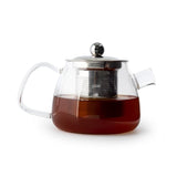 Stylish Glass Kettle / Tea Pot with Stainless Steel Filter & Lid (500 ml)