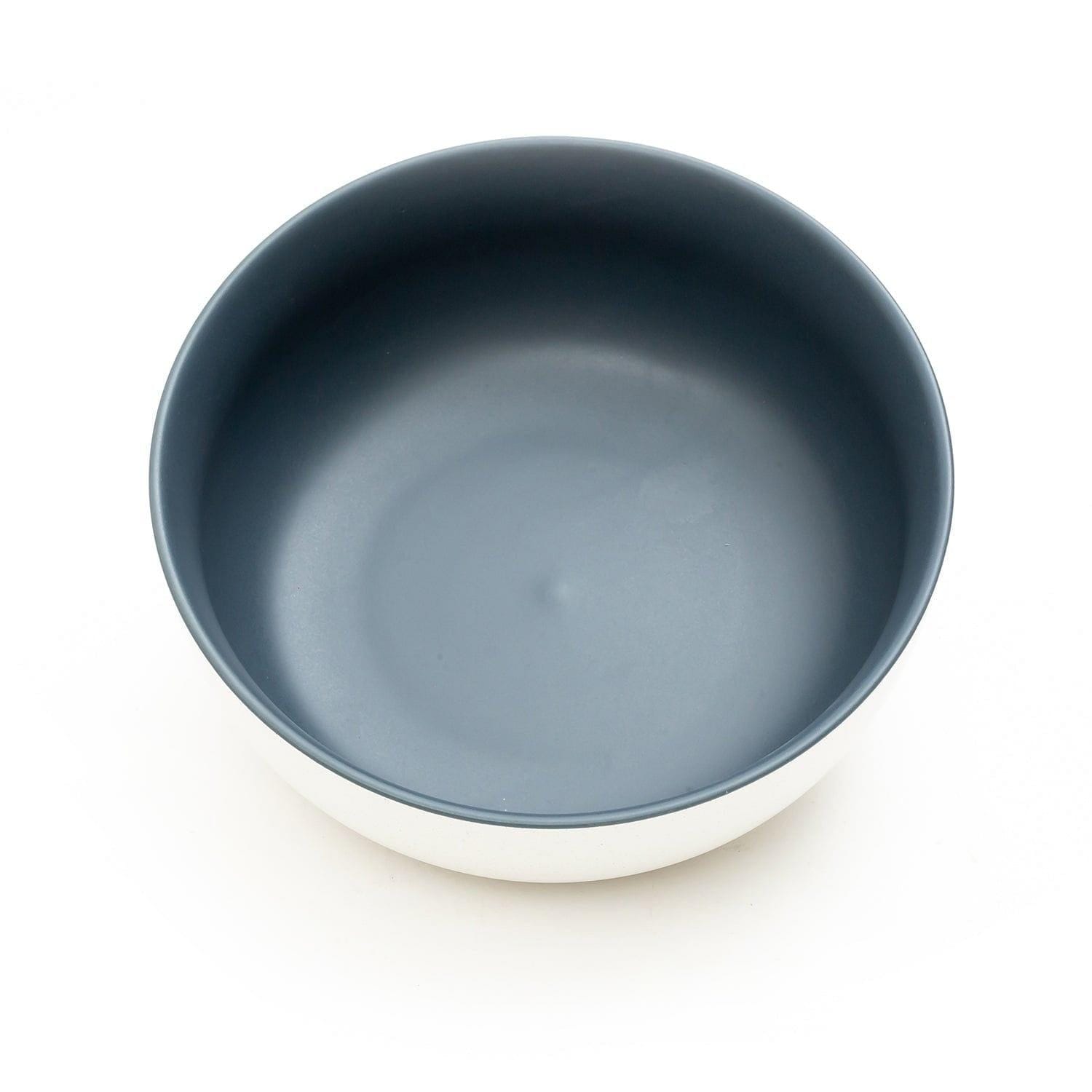 Sesame Matt Blue Pastel Ceramic Serving Bowl (7.25 Inch - 1000 ml)