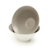 Sesame Matt Gray Pastel Trumpet Ceramic Serving Bowl (8.2 Inch - 1150 ml)