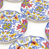 Tianzhu (India) Blue 8 Inch Ceramic Plate (Pack of 6)