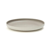 Matte Pastel Shallow 8 Inch Ceramic Plate (Sesame Series Matt Gray) (Pack of 2)