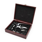 Luxe 9 Piece Wine Accessory Kit in Wooden Gift Box