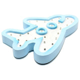 LED Light Up Aeroplane (Blue & White)