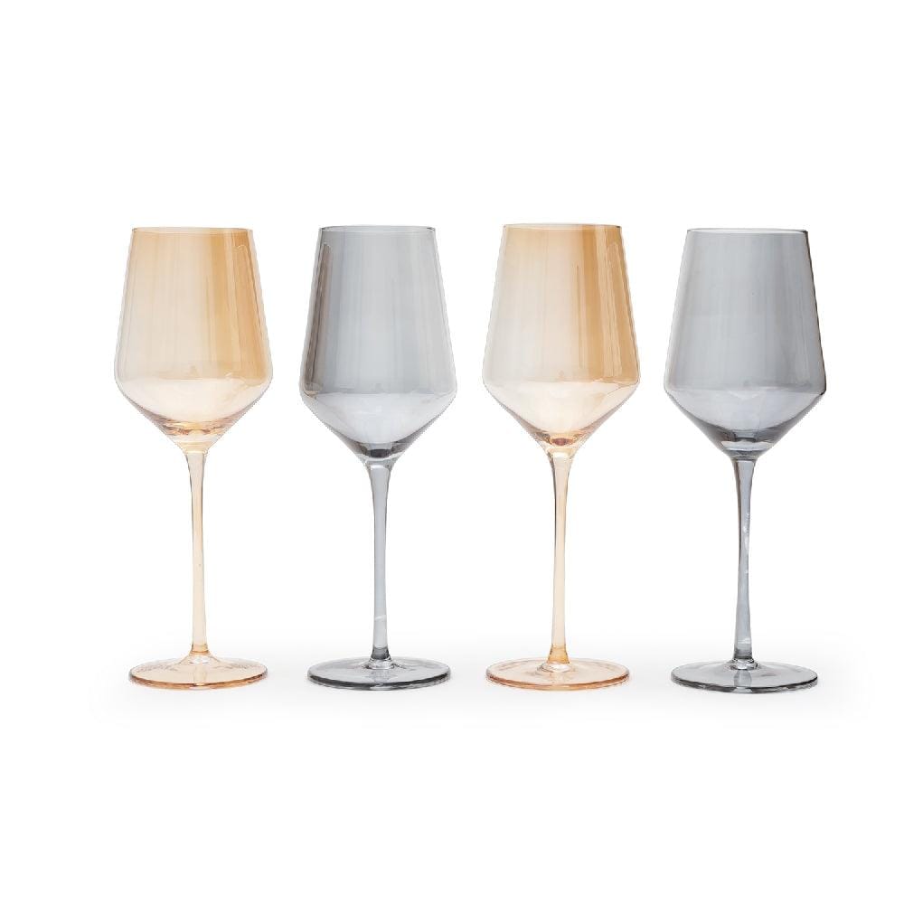 Amber Gold Wine Glass Set (500 ml) (Pack of 2)