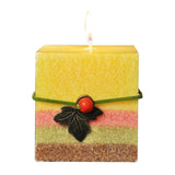 Yellow Square Soothing Aroma Candle Gift Pack