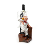 Foodie Chef Figurine Resin Bottle Holder Set (Step Down)