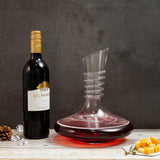 Tri-Swirl Series Crystal Glass Broad Bottom Reveller Wine Decanter (1600 ml)