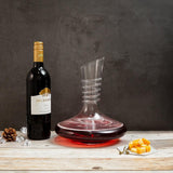 Tri-Swirl Series Crystal Glass Broad Bottom Reveller Wine Decanter (1600 ml)