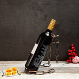 Bronze Chains Elegant Rust-Free Wine Bottle Holder