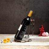 Bronze Chains Elegant Rust-Free Wine Bottle Holder