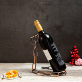 Bronze Chains Elegant Rust-Free Wine Bottle Holder