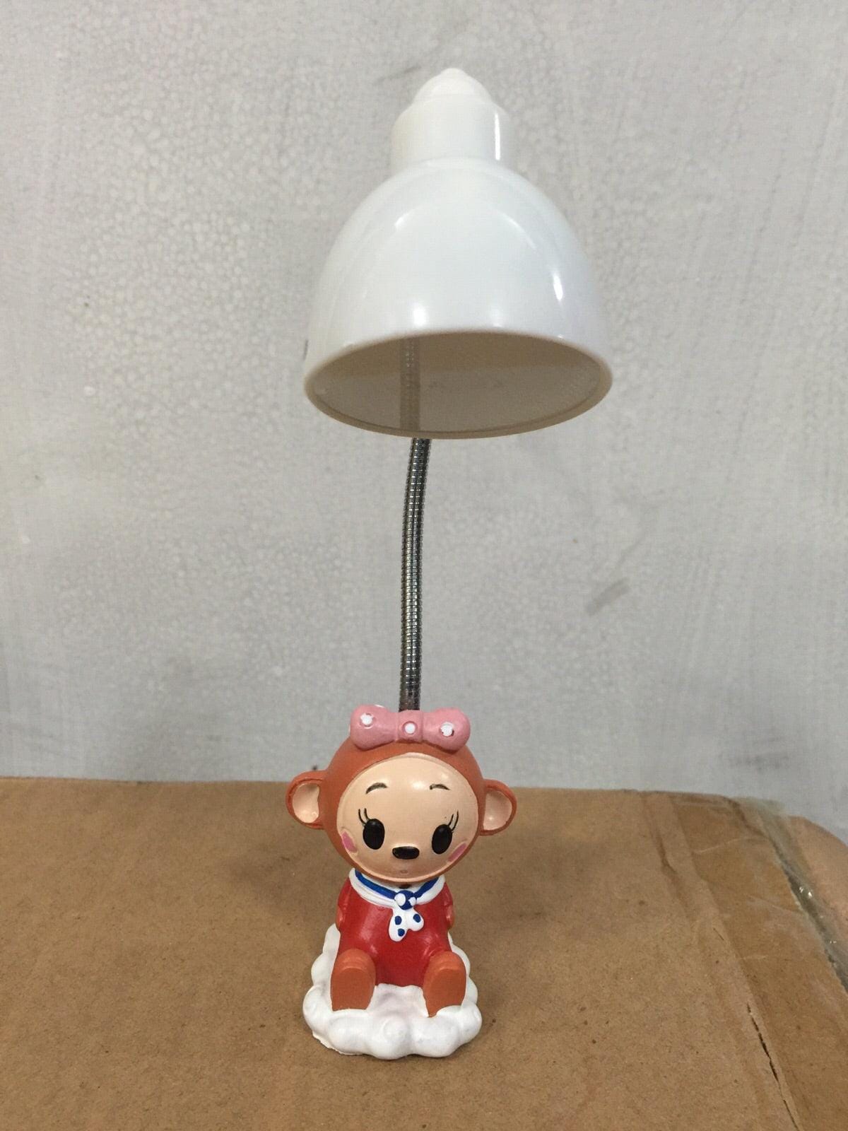 Kids LED Desk Lamp (Brown) Monkey