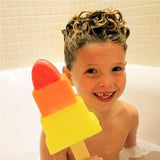 Funky Multicolor Ice Candy Bath Sponge (Pack of 2)