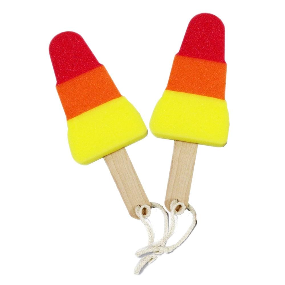 Funky Multicolor Ice Candy Bath Sponge (Pack of 2)