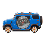 Car Photo Frame with Desk Clock (Blue)