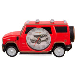 Car Photo Frame with Desk Clock (Red)