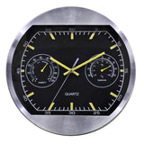 Aluminium Chronograph Racing Wall Clock (Silver & Black)