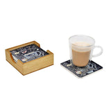Butter Cream - 6 Coaster with Holder Set