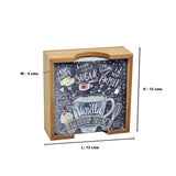 Butter Cream - 6 Coaster with Holder Set