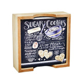 Sugar Cookies - 6 Coaster with Holder Set