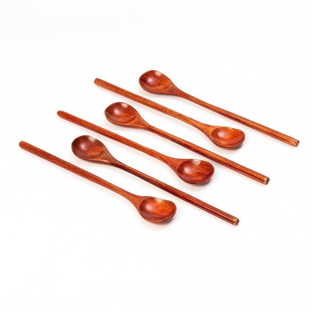 Long Boat Style Dessert Spoon (Pack of 6)