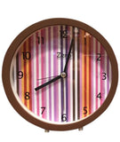 Shades of Purple Desk Clock