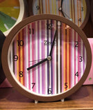 Shades of Purple Desk Clock