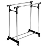 Stainless Steel Double Pole Telescopic Folding Clothes Drying Rack (30 Kilos Capacity)