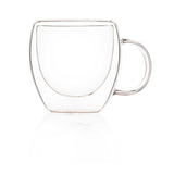 Double Wall Glass Culture Mugs (120 ml) (Pack of 4)