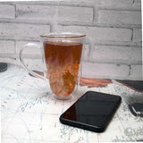 Double Wall Jumbo Glass Beer Mug (450 ml)