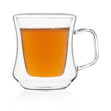 Double Wall Glass Passionate Mugs (150 ml) (Pack of 4)