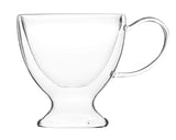 Double Wall Glass Sassy Glass Cup (300 ml) (Pack of 4)
