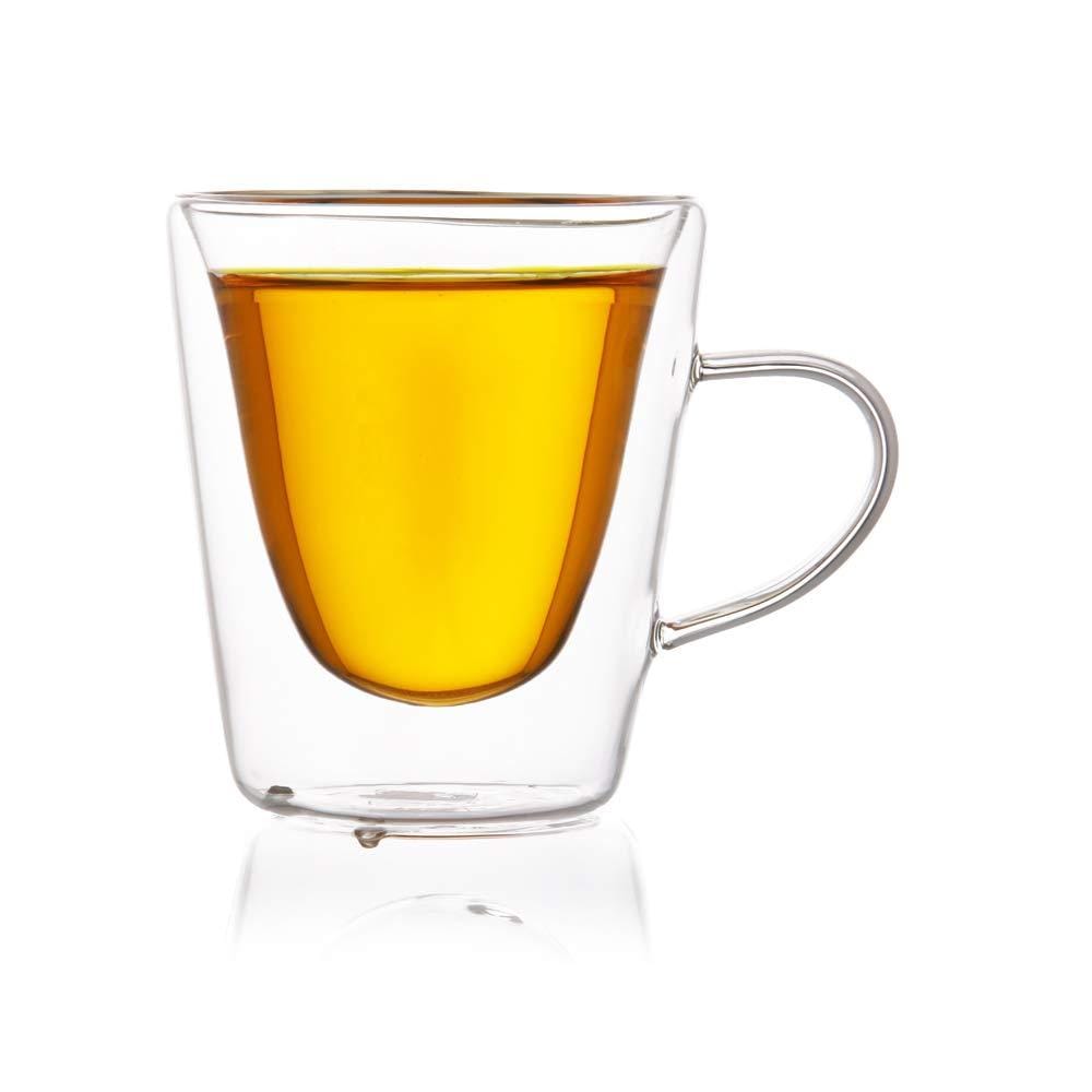 Double Wall Tea Mugs (120 ml) (Pack of 4)