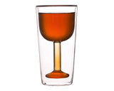 Double Wall Wine-Stein Glass (200 ml) (Pack of 2)