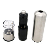 Premium Stainless Steel Electric Salt & Pepper Grinder Mill with LED Light